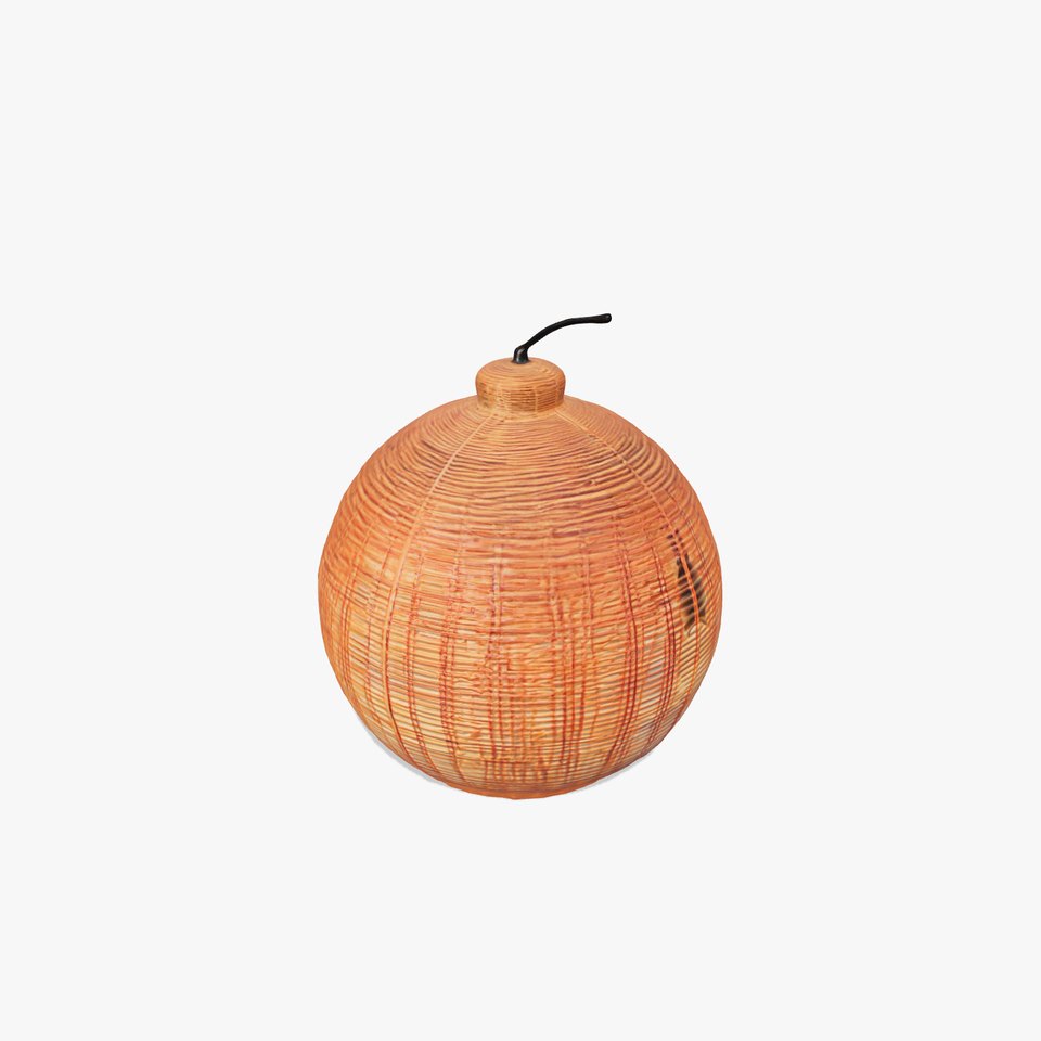 Wicker Pendant Lamp Model Pack